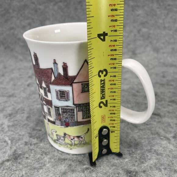 Dunoon "Village Greens" by Sue Scullard Made in England Coffee Tea Mug Cup Cat - Picture 5 of 6